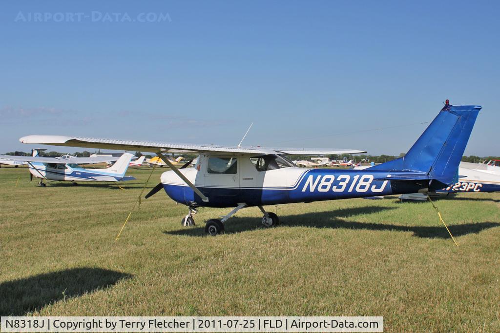 N8318J, 1967 Cessna 150G C/N 15066218, 1967 Cessna 150G, c/n: 15066218 at Fond Du Lac