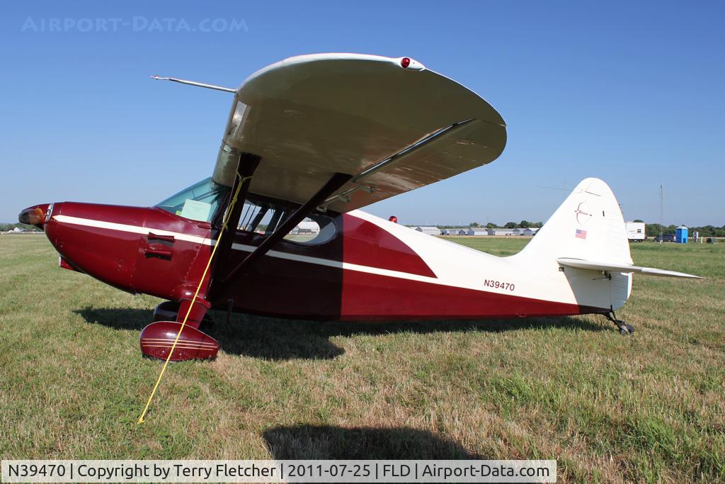 N39470, 1946 Stinson 108 Voyager C/N 108-39, 1946 Stinson 108, c/n: 108-39 at Fond Du Lac