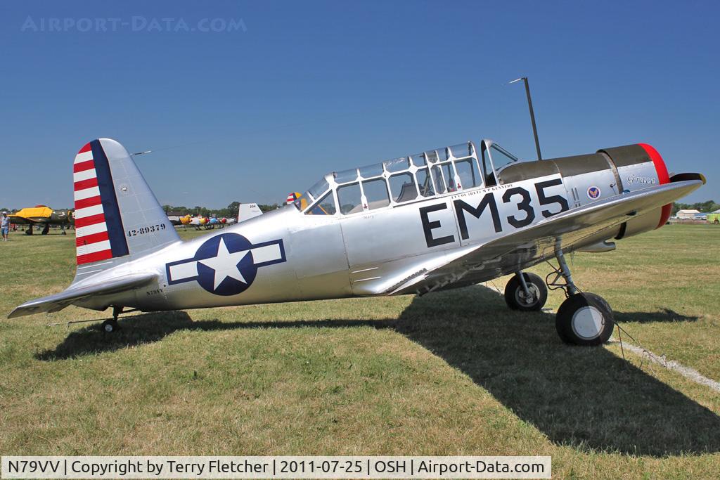 N79VV, 1942 Consolidated Vultee BT-13A C/N 11756, Consolidated Vultee BT-13A, c/n: 11756 at 2011 Oshkosh
