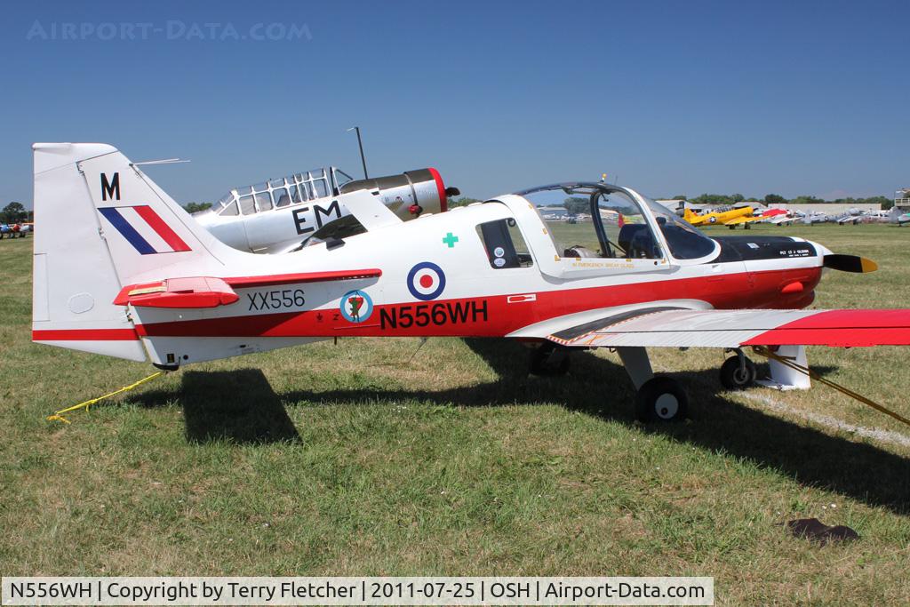 N556WH, 1975 Scottish Aviation Bulldog T.1 C/N BH120/249, 1975 Scottish Aviation BULLDOG MDL 120/121, c/n: BH120/249 at 2011 Oshkosh