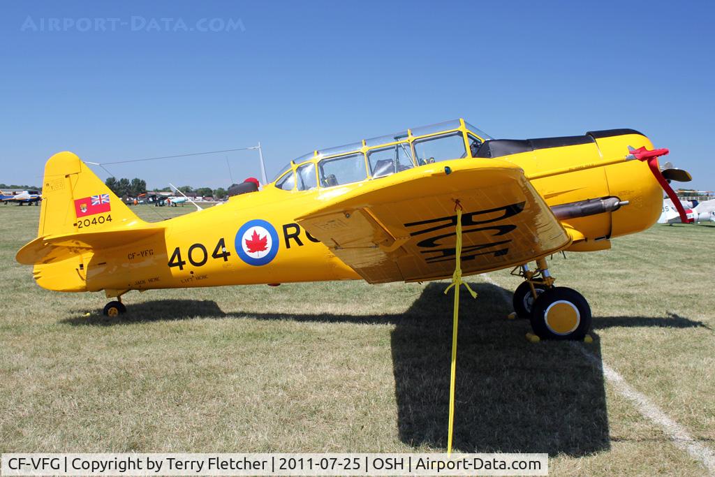 CF-VFG, 1952 Canadian Car & Foundry T-6 Harvard Mk.4 C/N CCF4-195, 1952 Canadian Car & Foundry Harvard 4, c/n: CCF4-195 at 2011 Oshkosh