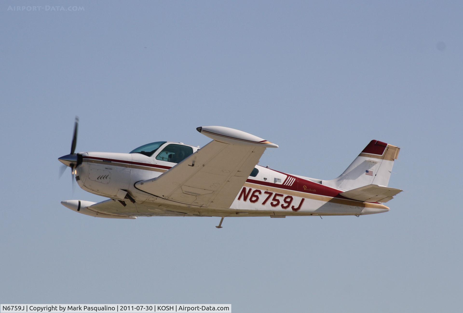 N6759J, 1984 Beech F33A Bonanza C/N CE-1040, Beech F33A