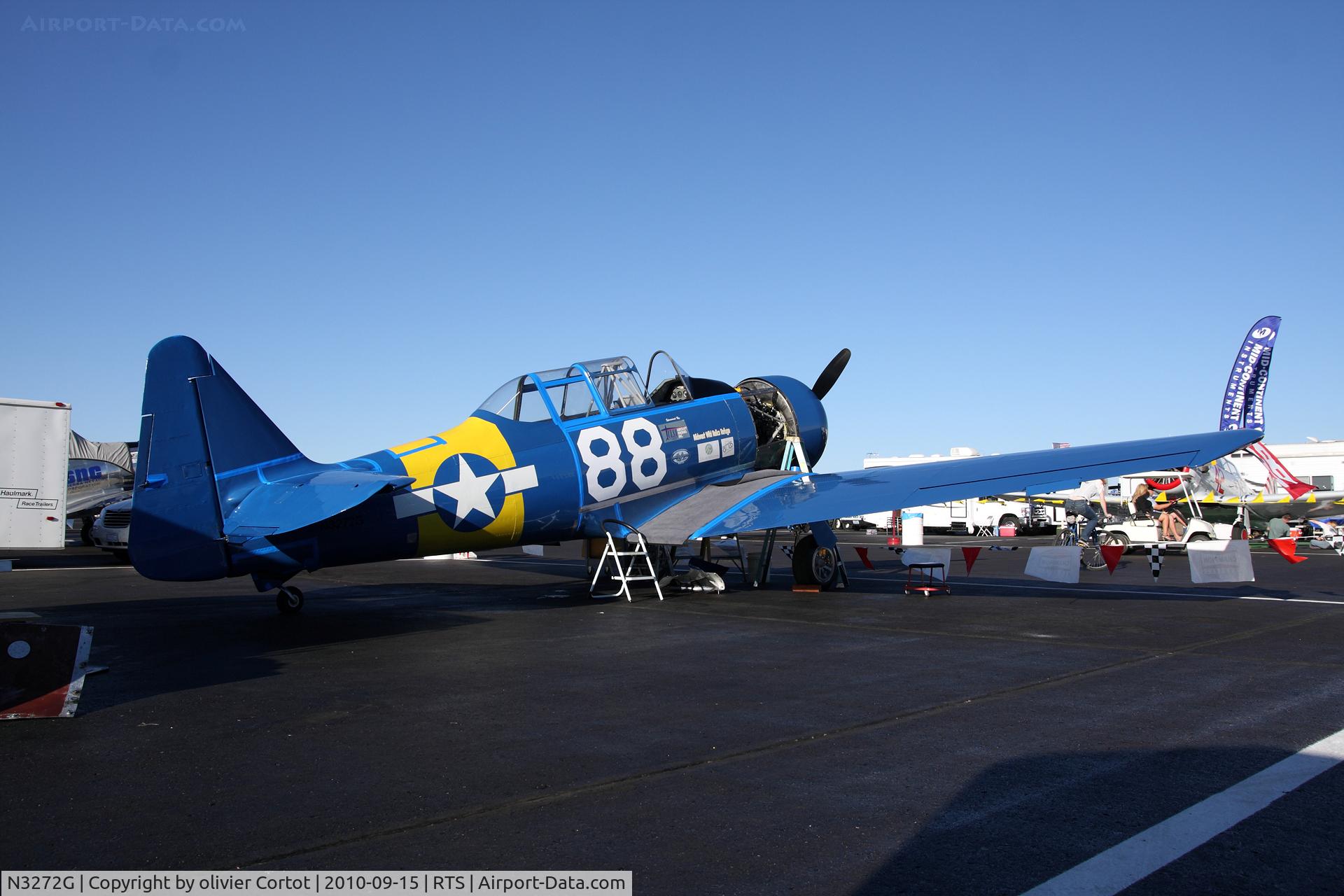 N3272G, 1942 North American SNJ-5 Texan Texan C/N 84826, Reno tarmac, 2010
