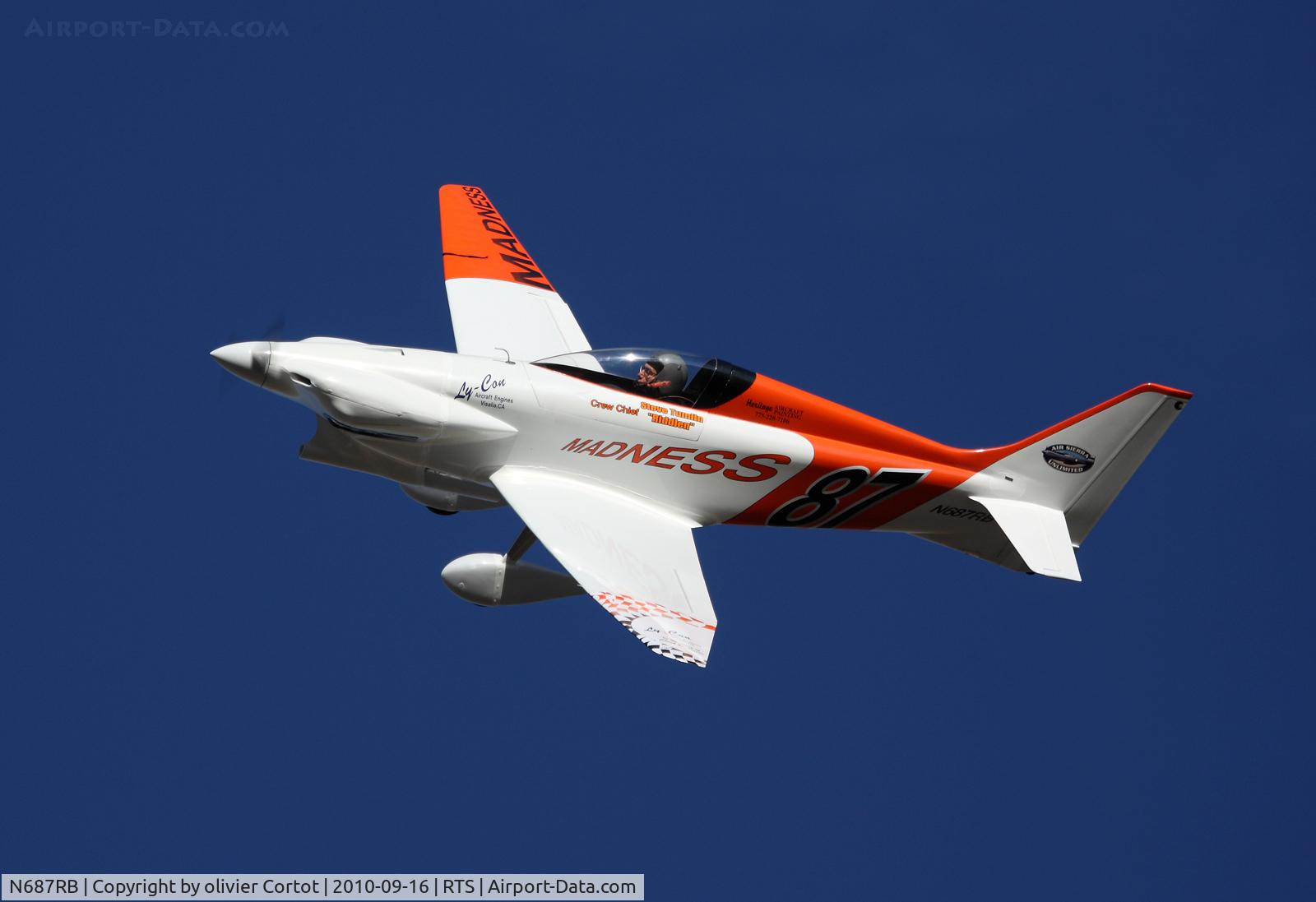 N687RB, 1988 Boyd Robert C BOYD GR-7 PANTHER C/N 01, Racing at Reno, 2010