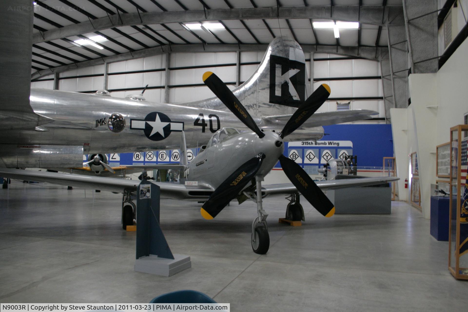 N9003R, 1943 Bell P-63E-1-BE Kingcobra C/N 4311727 (400 FAHo), Taken at Pima Air and Space Museum, in March 2011 whilst on an Aeroprint Aviation tour