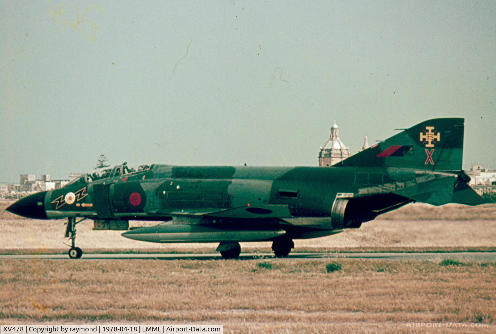 XV478, 1969 McDonnell Douglas Phantom FGR2 C/N 3336, Phantom XV478/X 111Sqd RAF