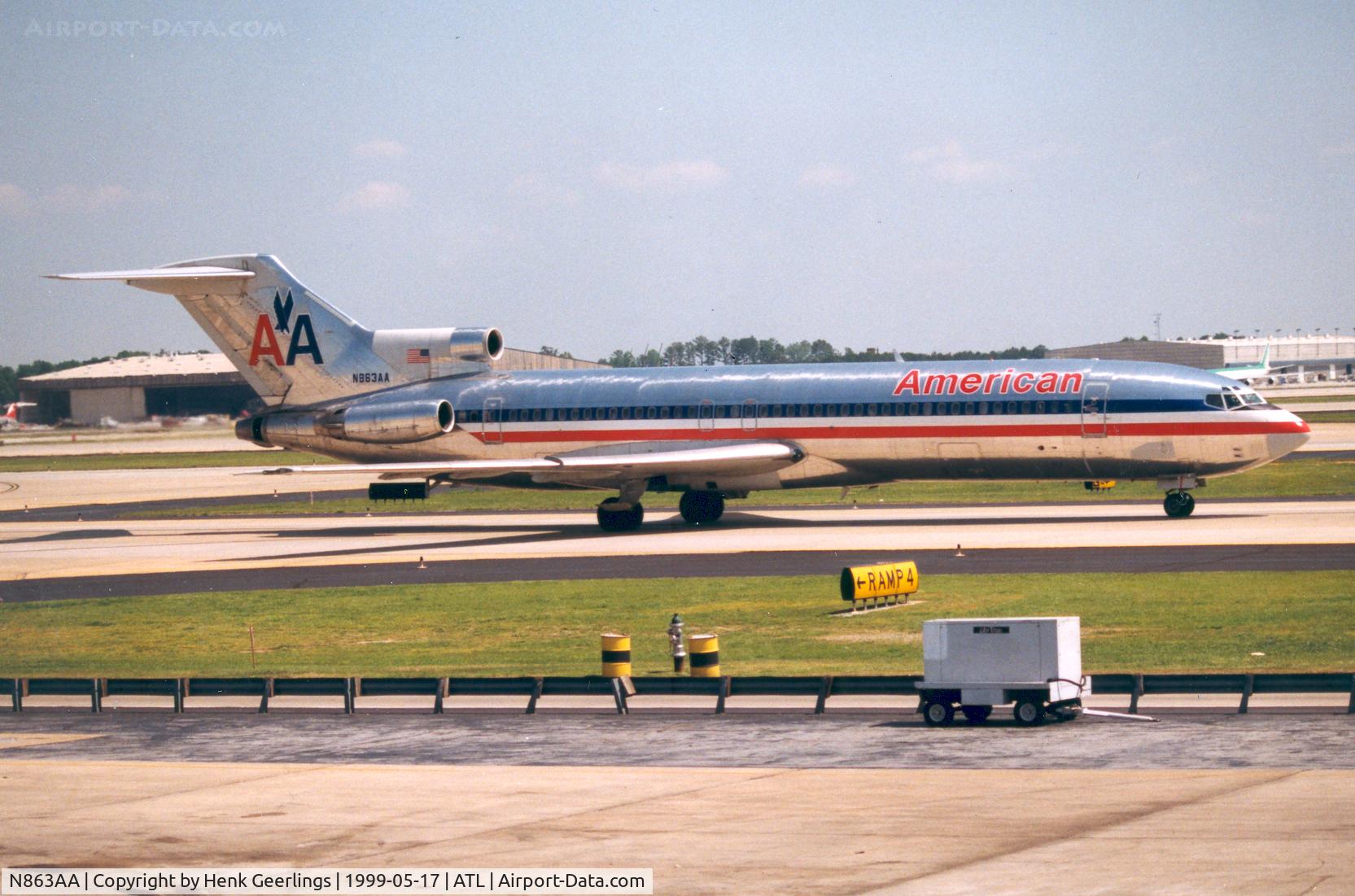 N863AA, 1977 Boeing 727-223 C/N 21090, American