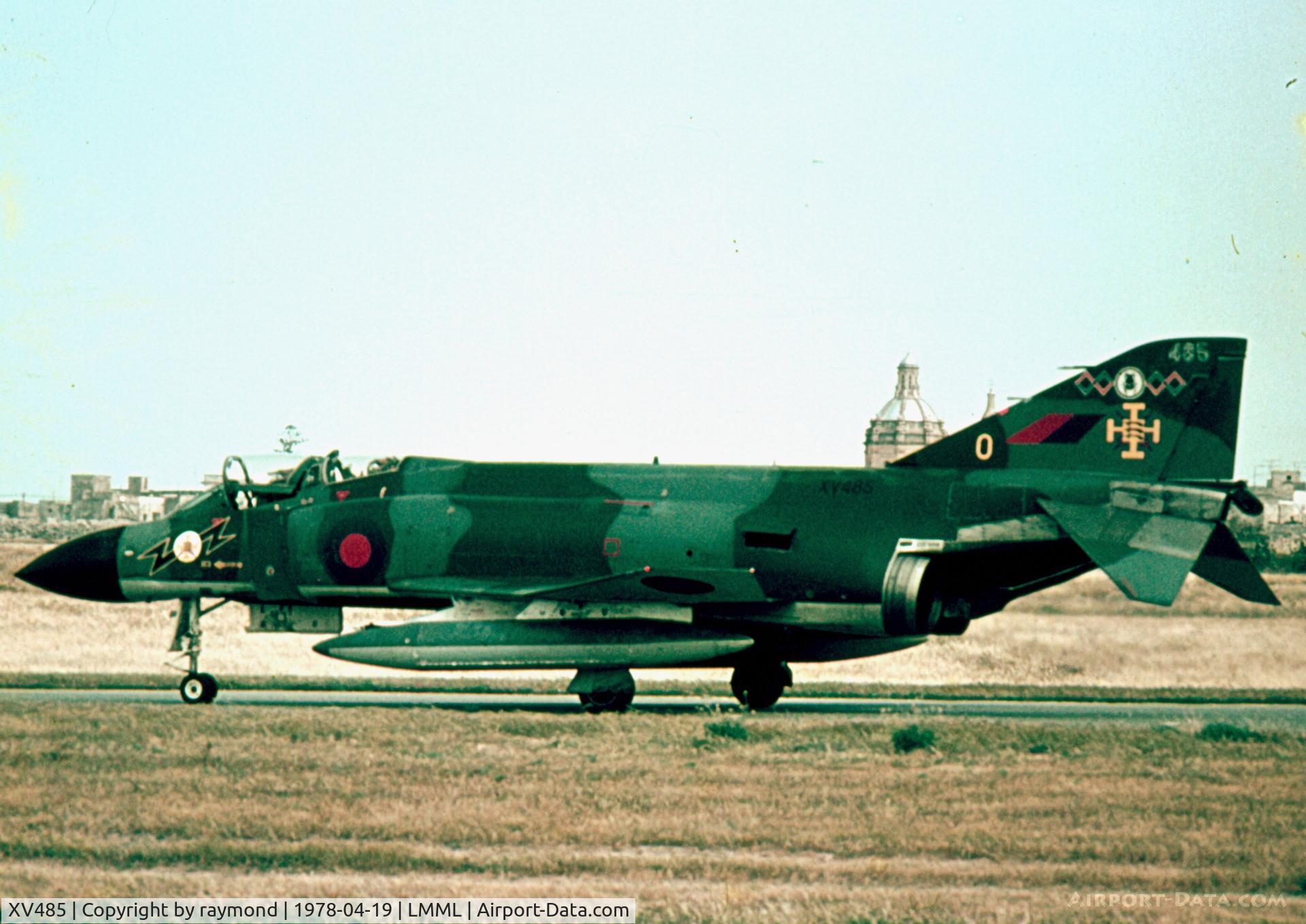 XV485, 1969 McDonnell Douglas Phantom FGR2 C/N 3377, Phantom FGR2 XV485/O 111Sqd RAF