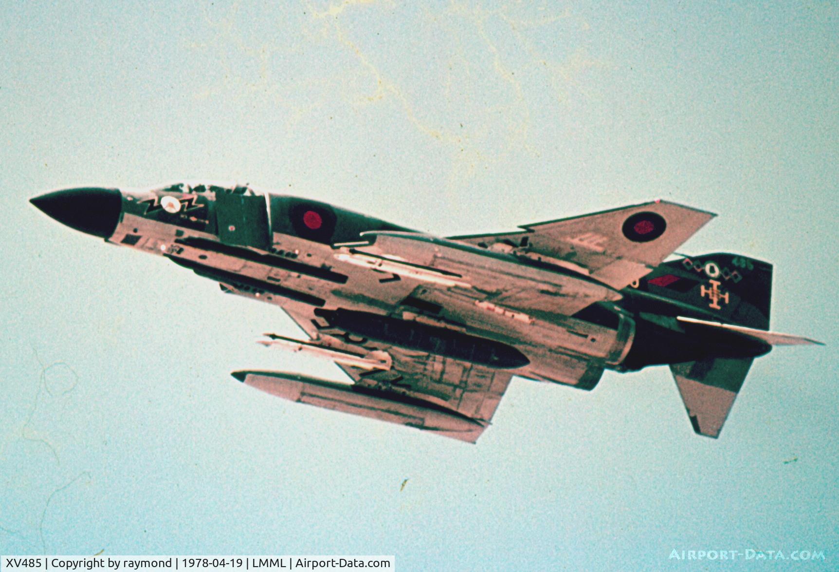 XV485, 1969 McDonnell Douglas Phantom FGR2 C/N 3377, Phantom XV485/O 111Sqd RAF