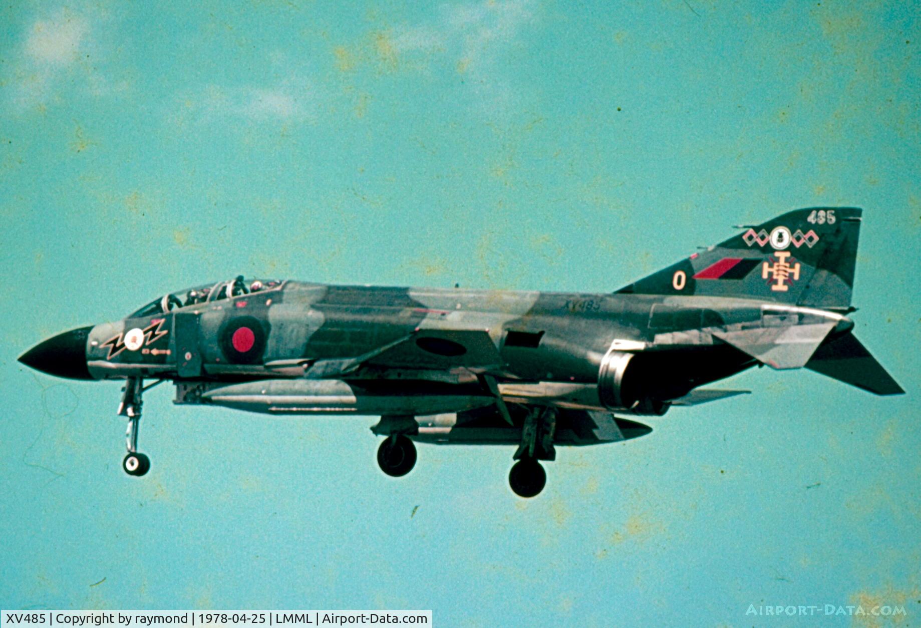 XV485, 1969 McDonnell Douglas Phantom FGR2 C/N 3377, Phantom XV485/O 111Sqd RAF