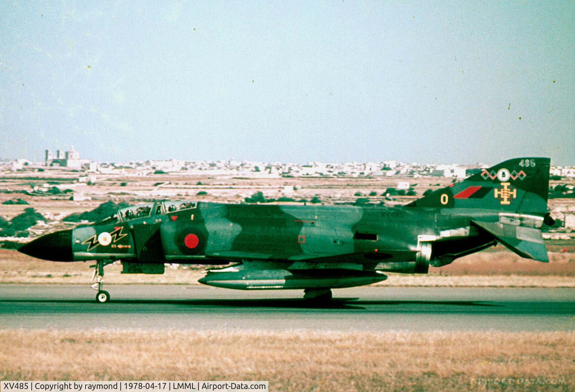 XV485, 1969 McDonnell Douglas Phantom FGR2 C/N 3377, Phantom XV485/O 111Sqd RAF