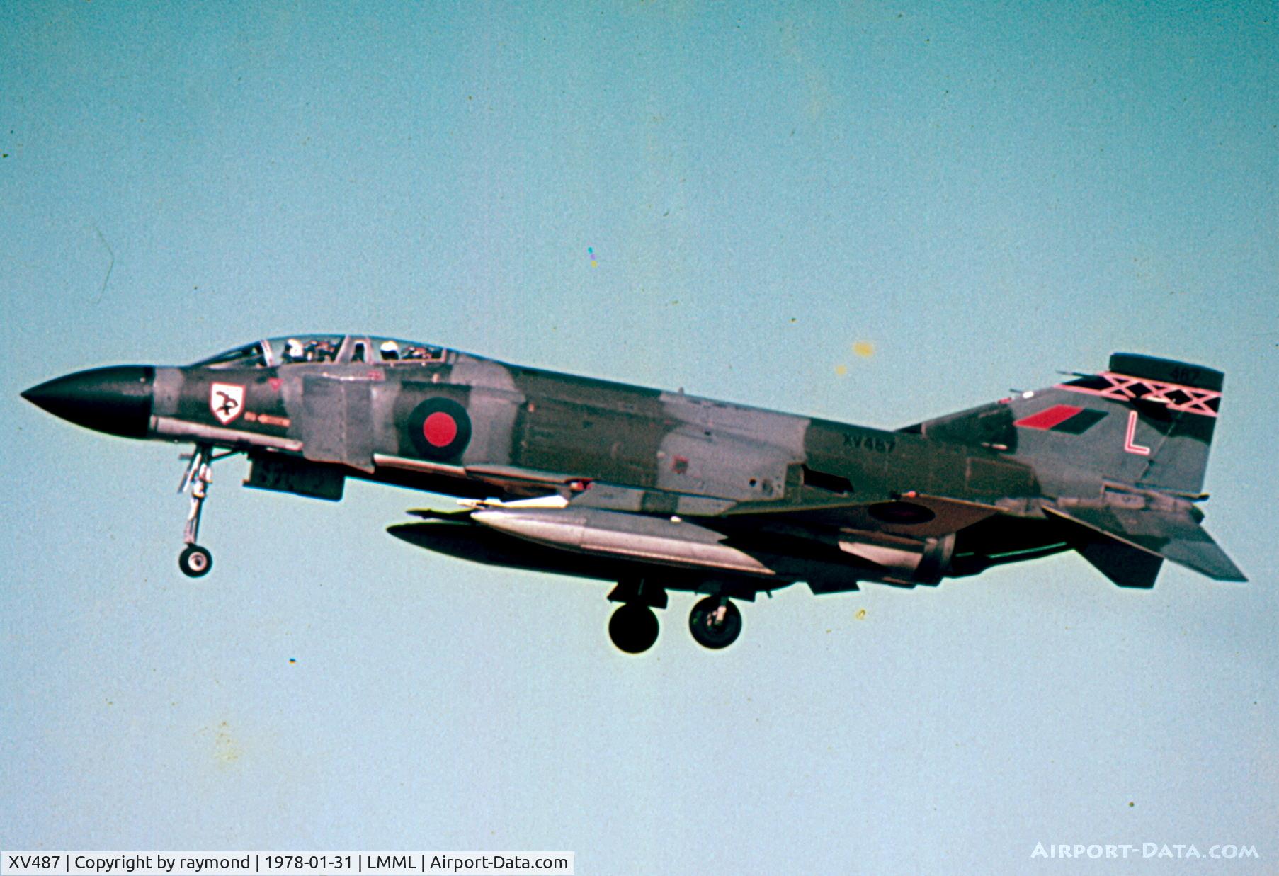 XV487, 1969 McDonnell Douglas Phantom FGR2 C/N 3386, Phantom FGR2 XV487/L 29Sqd RAF