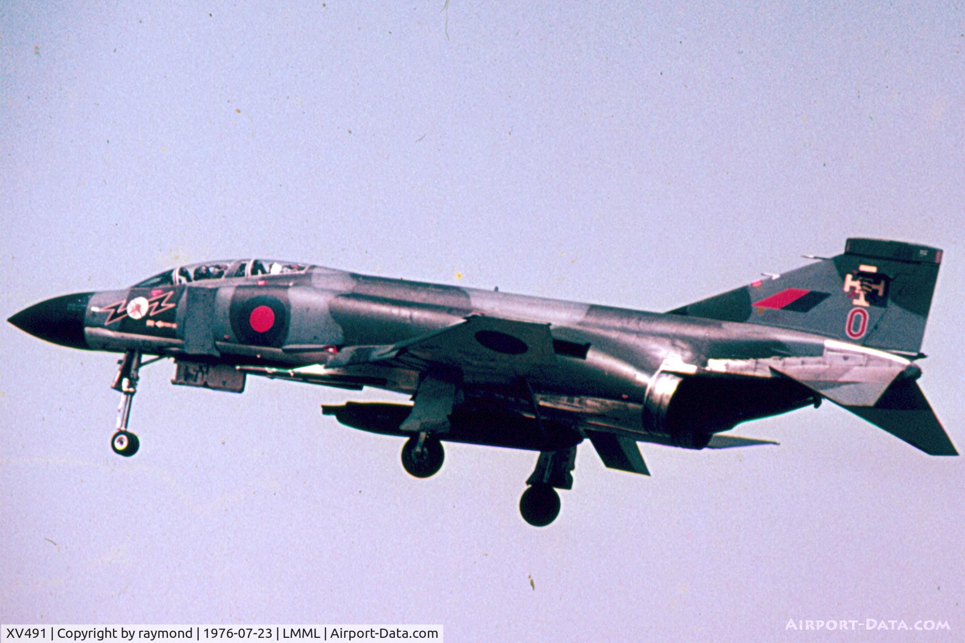 XV491, 1969 McDonnell Douglas Phantom FGR2 C/N 3407, Phantom FGR2 XV491/O 111Sqd RAF
