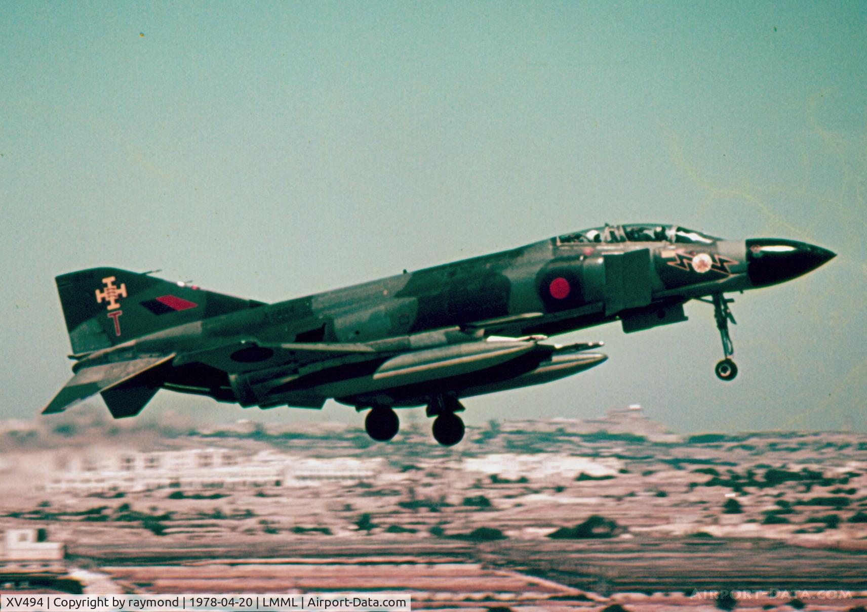 XV494, 1969 McDonnell Douglas Phantom FGR2 C/N 3428, Phantom FGR2 XV494/T 111Sqd RAF