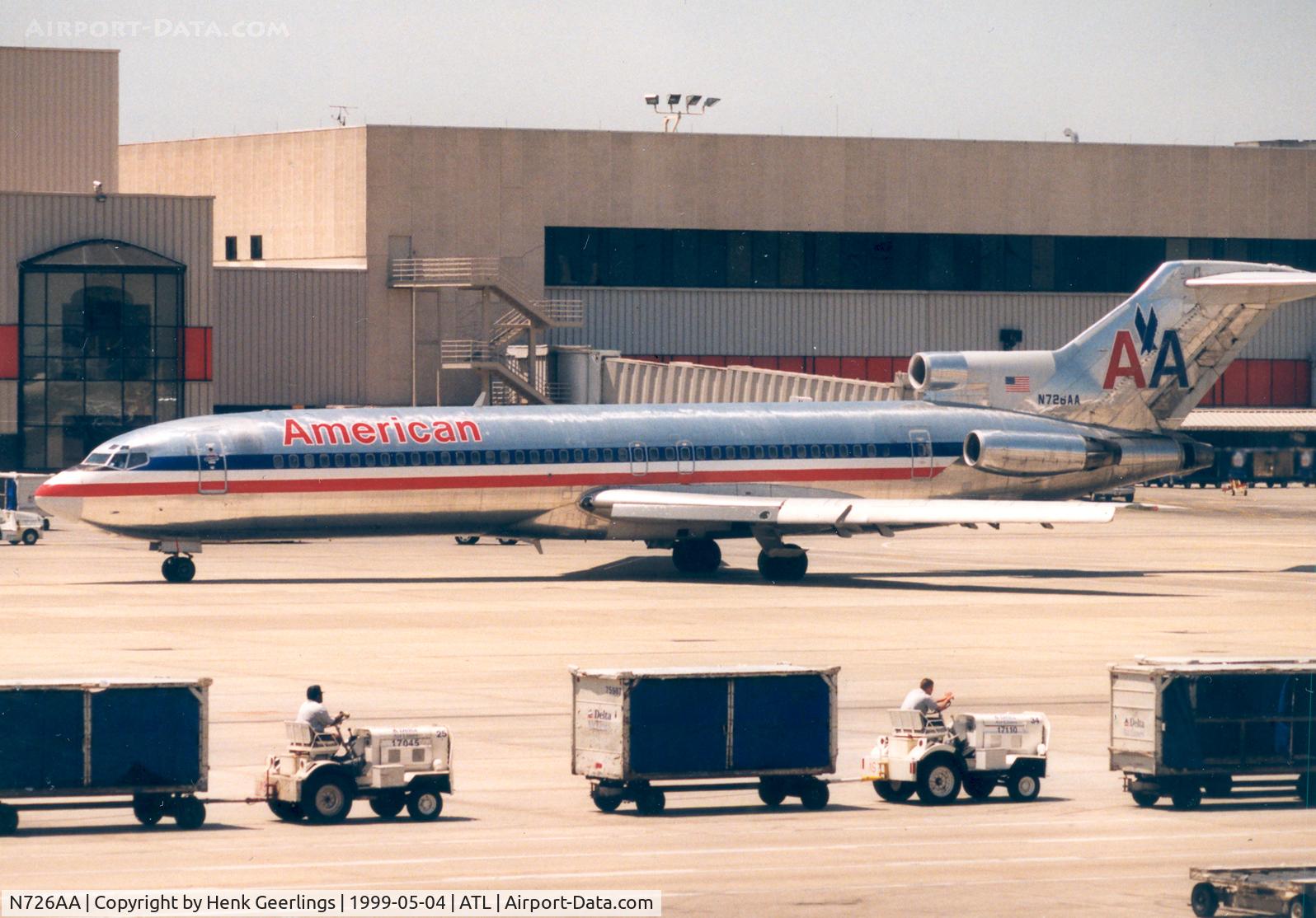 N726AA, 1973 Boeing 727-227 C/N 20733, American