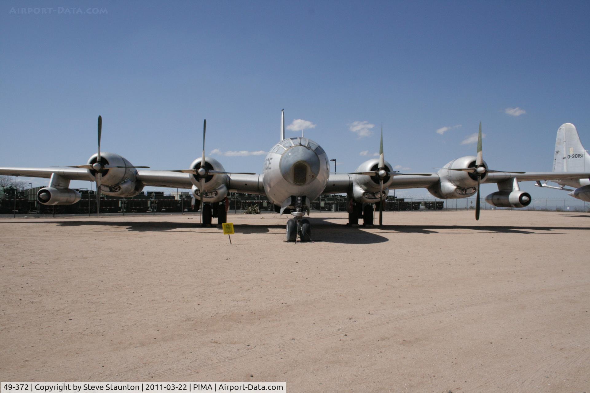 49-372, 1949 Boeing B-50D-125-BO Superfortress C/N 16148, Taken at Pima Air and Space Museum, in March 2011 whilst on an Aeroprint Aviation tour