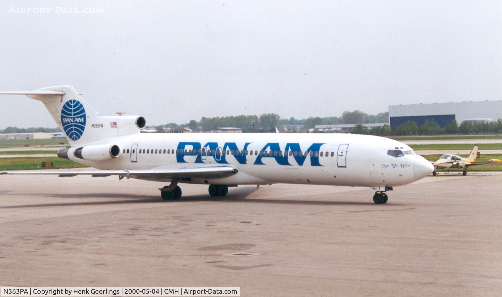 N363PA, 1981 Boeing 727-221 C/N 22535, Pan AM , 