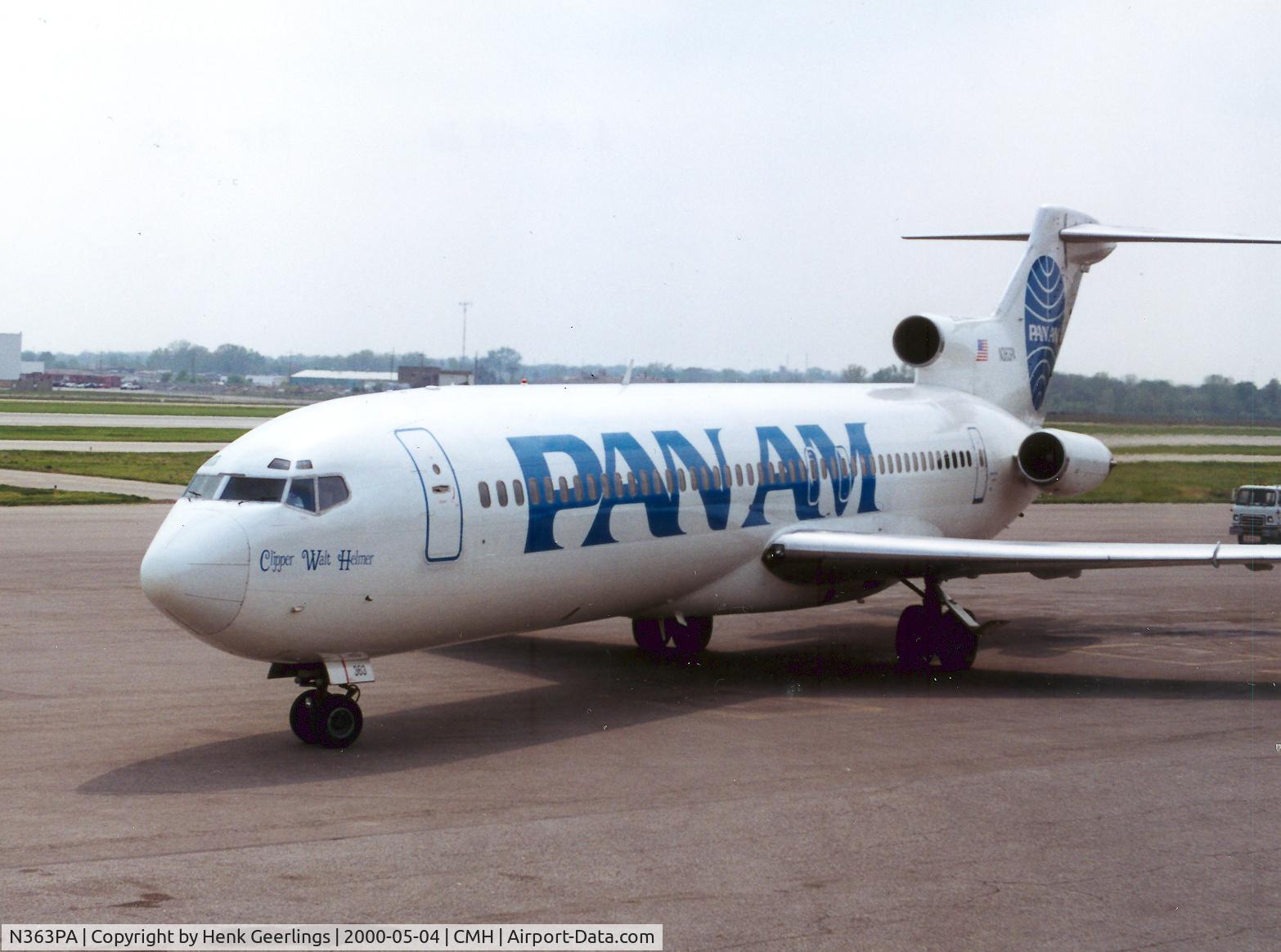 N363PA, 1981 Boeing 727-221 C/N 22535, Pan Am