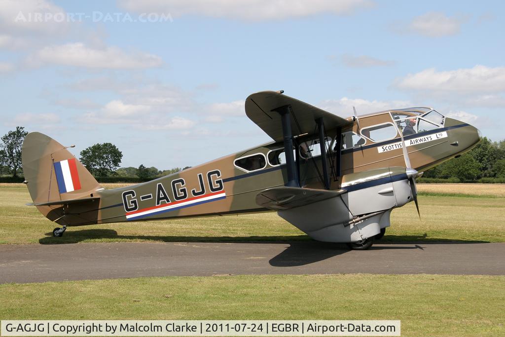 G-AGJG, 1941 De Havilland DH-89A Dominie/Dragon Rapide C/N 6517, De Havilland DH89A Dragon Rapide at Breighton Airfield's Wings & Wheels Weekend, July 2011.