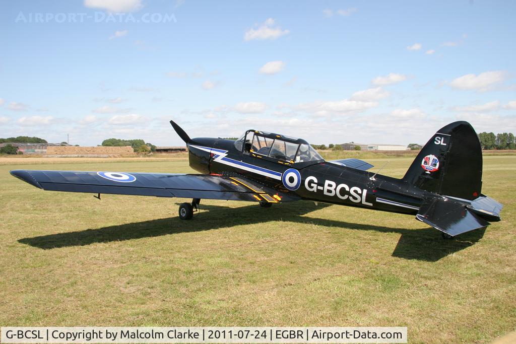 G-BCSL, 1951 De Havilland DHC-1 Chipmunk 22 C/N C1/0524, De Havilland DHC-1 Chipmunk  22 at Breighton Airfield's Wings & Wheels Weekend, July 2011.