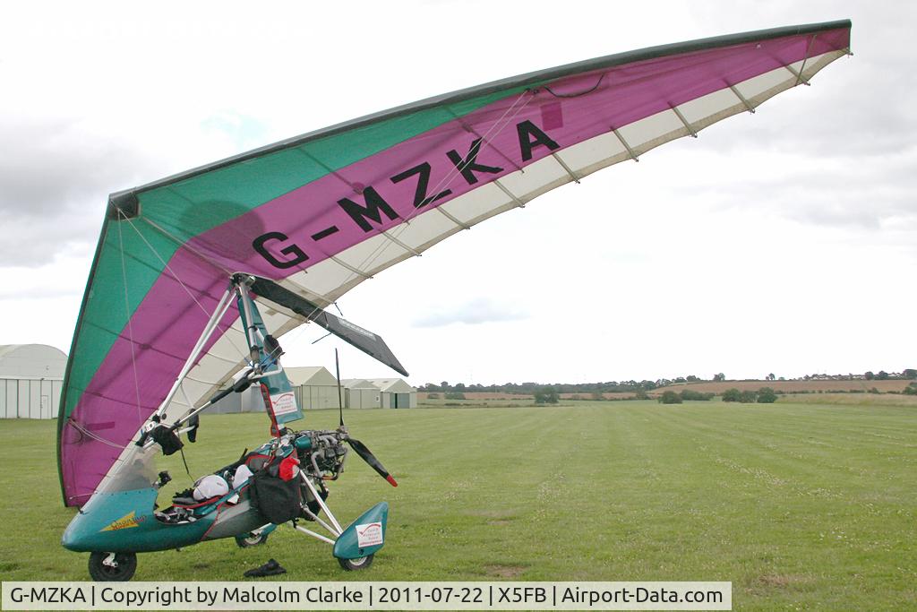 G-MZKA, 1997 Pegasus Quantum 15-912 C/N 7380, Pegasus Quantum 15-912 at Fishburn Airfield, July 2011.