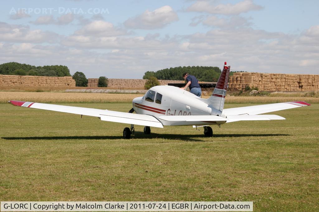 G-LORC, 1992 Piper PA-28-161 Cadet C/N 2841339, Piper PA-28-161 Cadet at Breighton Airfield's Wings & Wheels Weekend, July 2011.