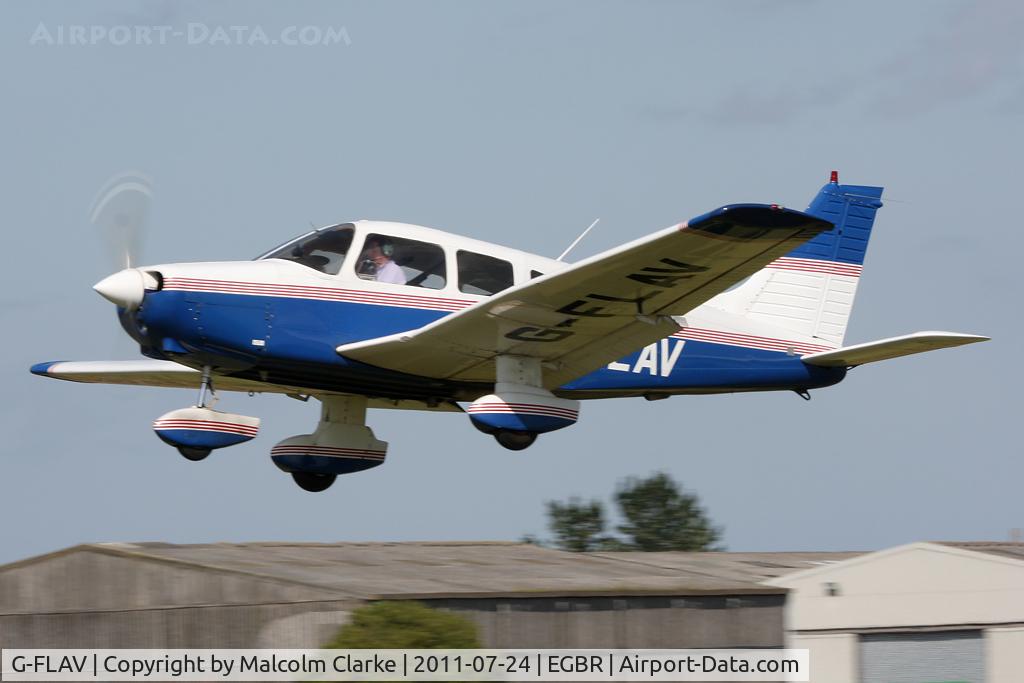 G-FLAV, 1980 Piper PA-28-161 Warrior ll C/N 28-8016283, Piper PA-28-161 at Breighton Airfield's Wings & Wheels Weekend, July 2011.