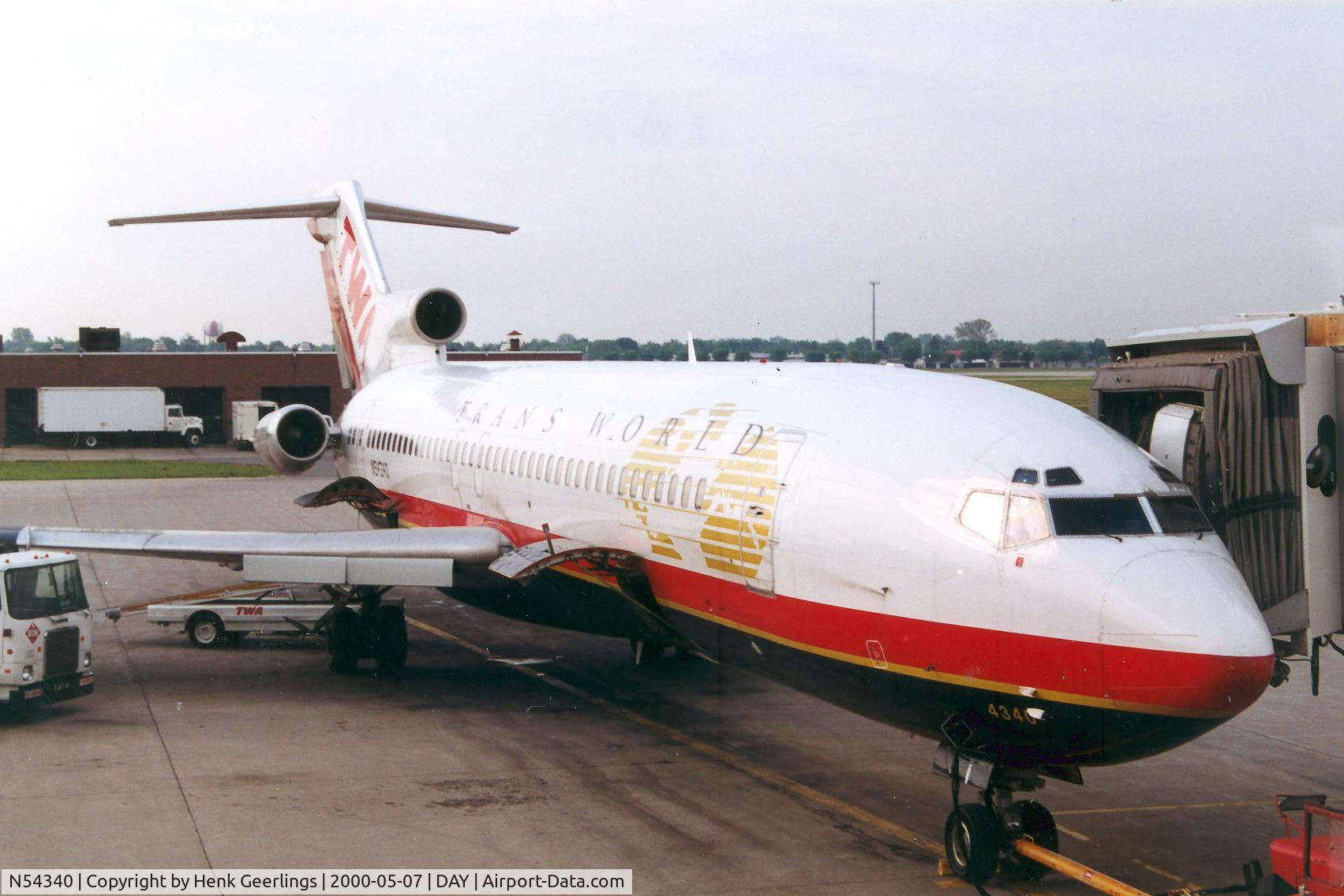 N54340, 1974 Boeing 727-231 C/N 20845, TWA