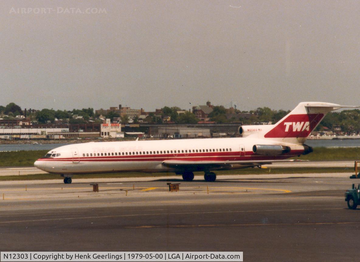 N12303, 1968 Boeing 727-231 C/N 19560, TWA