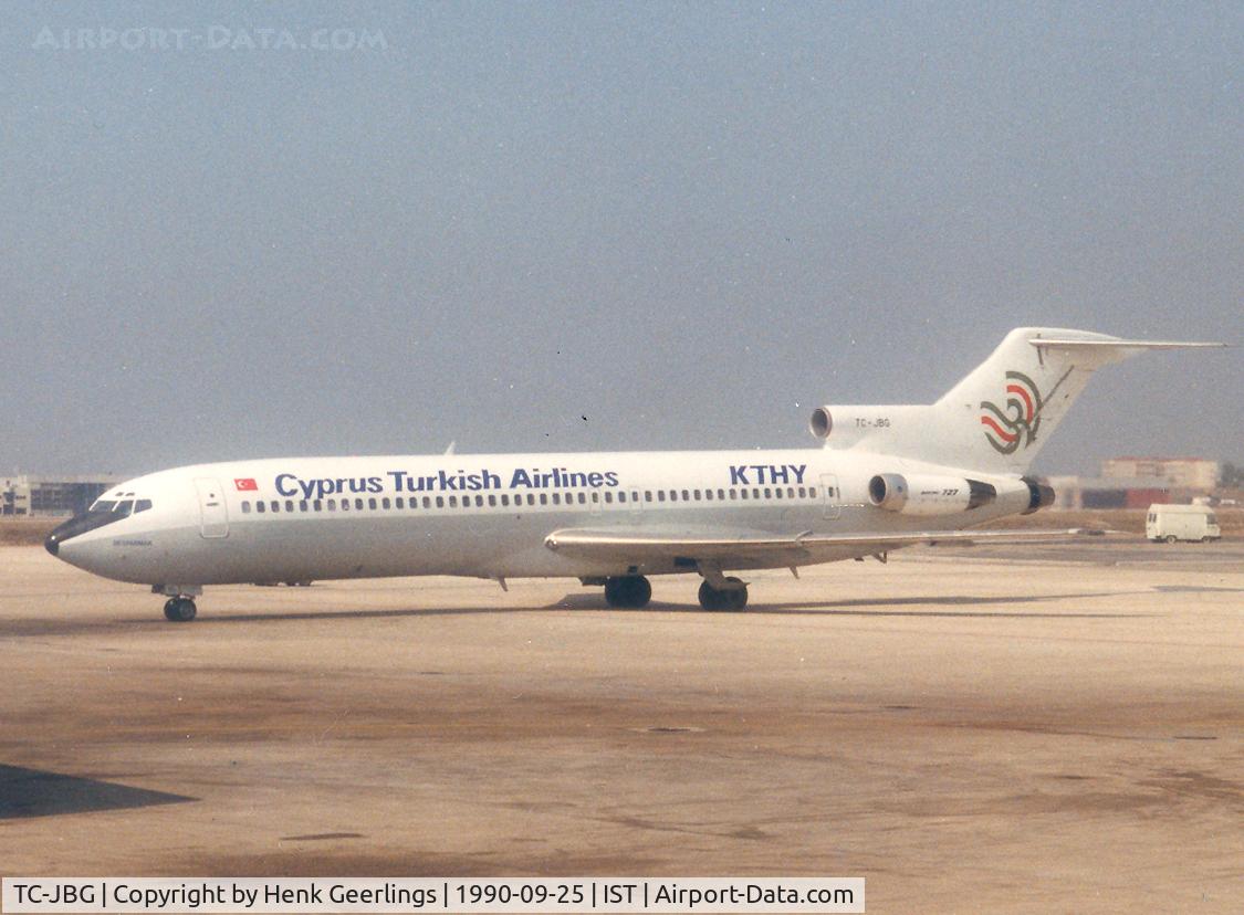TC-JBG, 1974 Boeing 727-2F2 C/N 20981, KTHY Cyprus Turkish Airlines