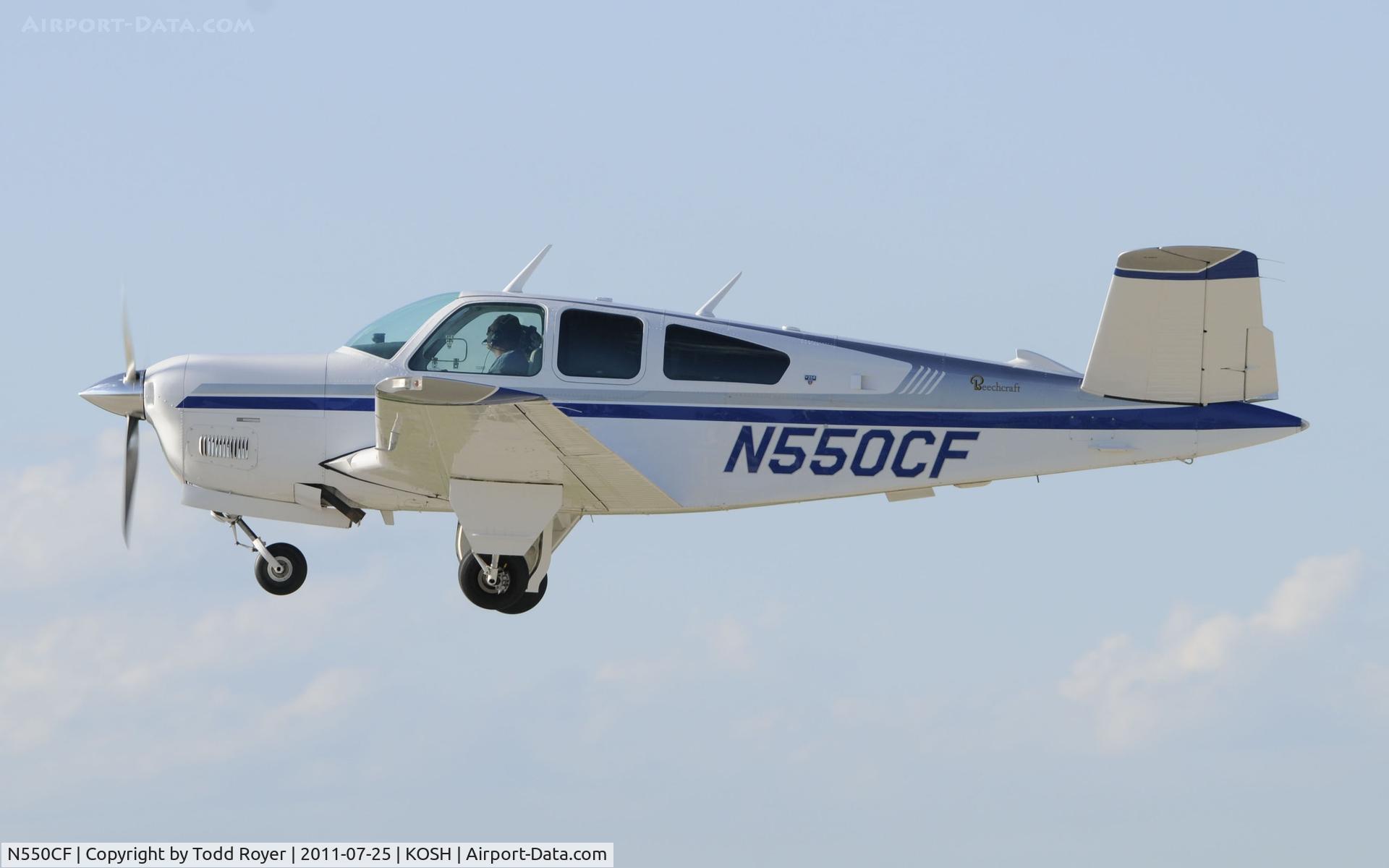 N550CF, 1977 Beech V35B Bonanza C/N D-9990, AIRVENTURE 2011
