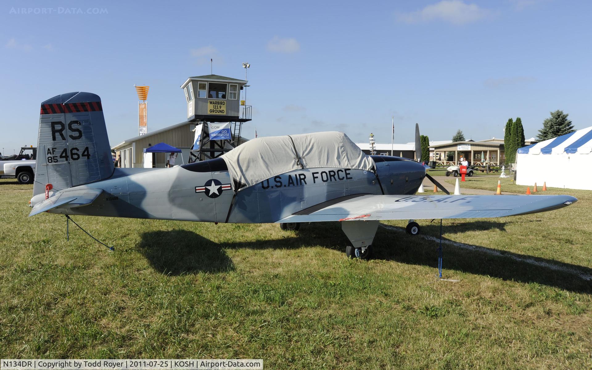 N134DR, 1956 Beech D-45 (T-34B) Mentor C/N BG-169, AIRVENTURE 2011