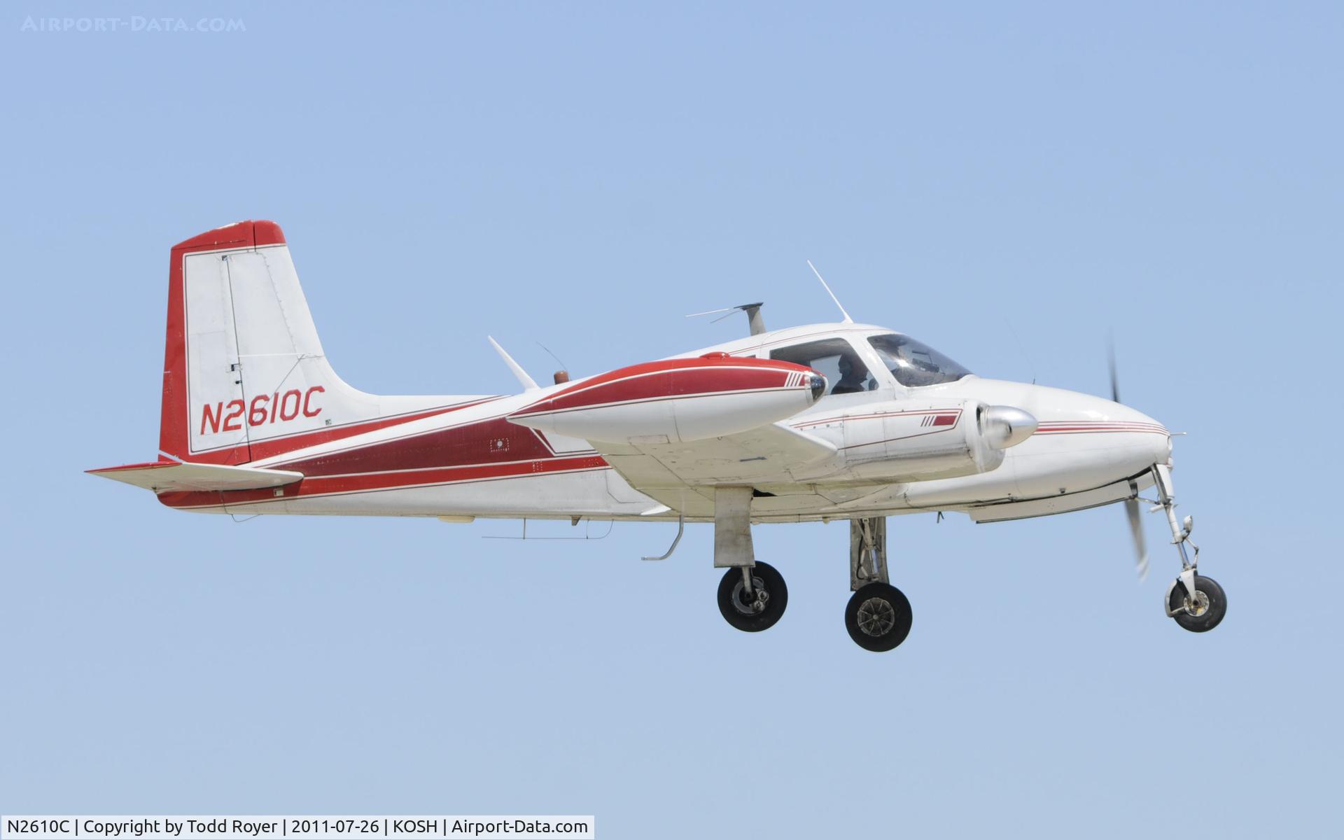 N2610C, 1954 Cessna 310 C/N 35010, AIRVENTURE 2011