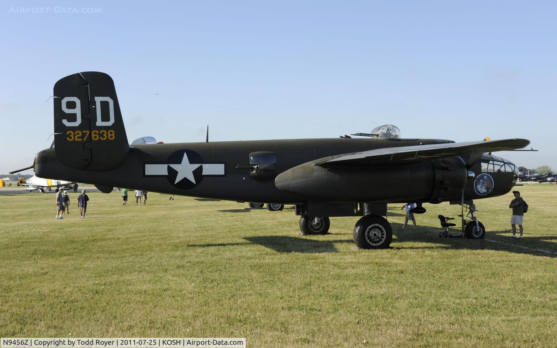 N9456Z, 1943 North American TB-25N Mitchell C/N 108-33214, AIRVENTURE 2011