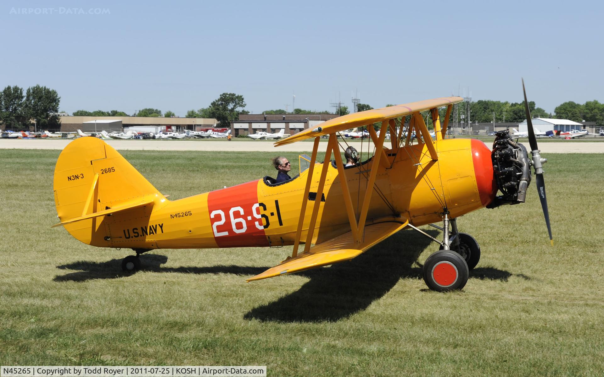 N45265, 1941 Naval Aircraft Factory N3N-3 C/N 2685, AIRVENTURE 2011