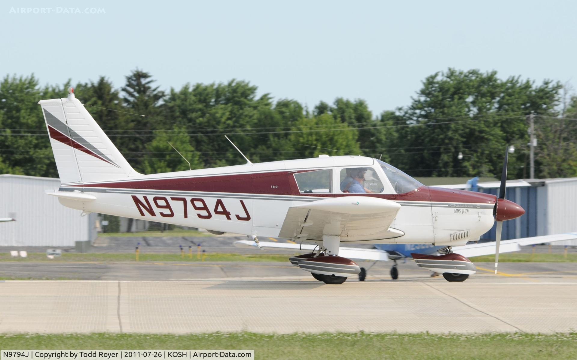 N9794J, 1967 Piper PA-28-180 C/N 28-3997, AIRVENTURE 2011