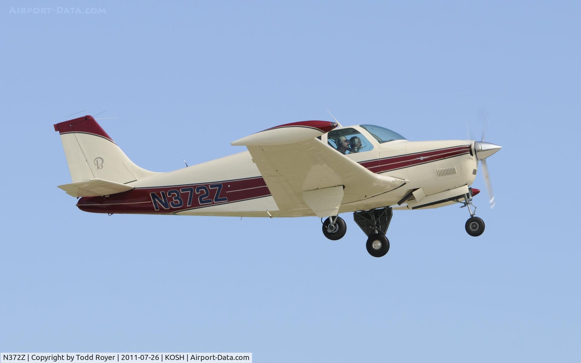 N372Z, 1960 Beech 35-A33 Debonair C/N CD-254, AIRVENTURE 2011