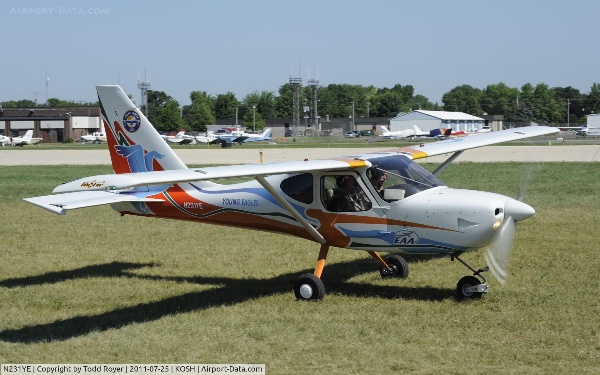N231YE, 1996 Stoddard-Hamilton Glastar III C/N 5192, AIRVENTURE 2011