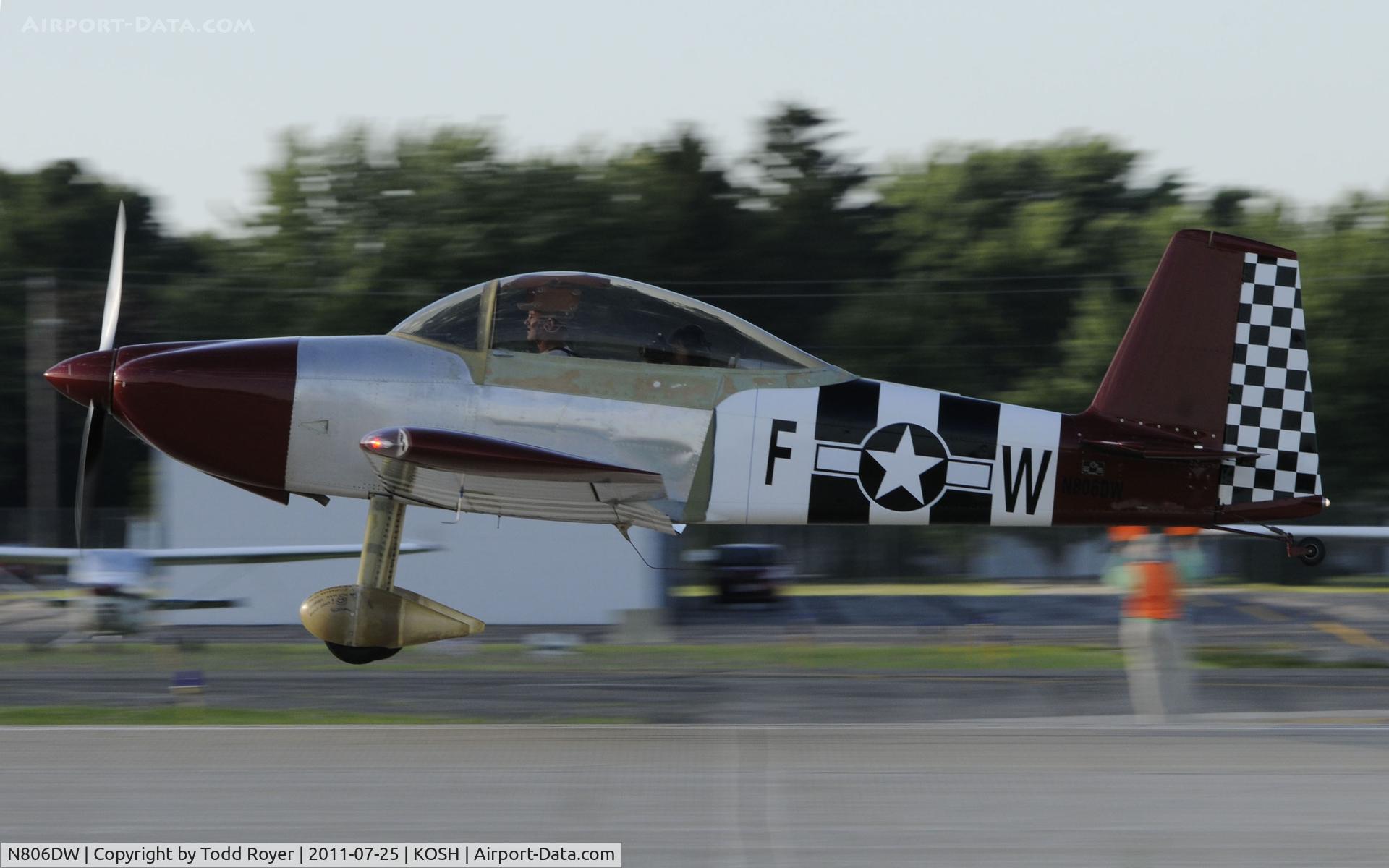 N806DW, Vans RV-8 C/N 82458, AIRVENTURE 2011