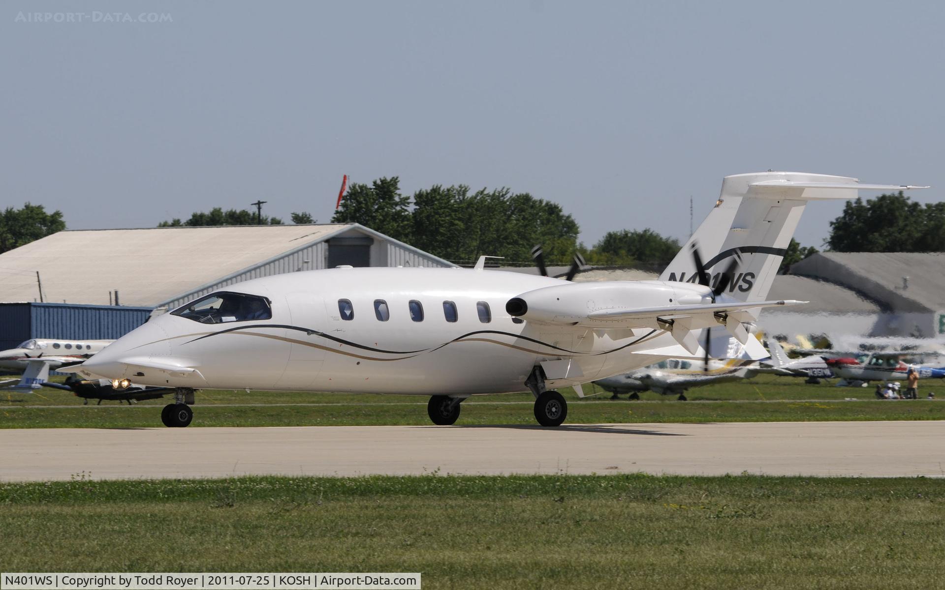 N401WS, 2002 Piaggio P-180 Avanti C/N 1057, AIRVENTURE 2011