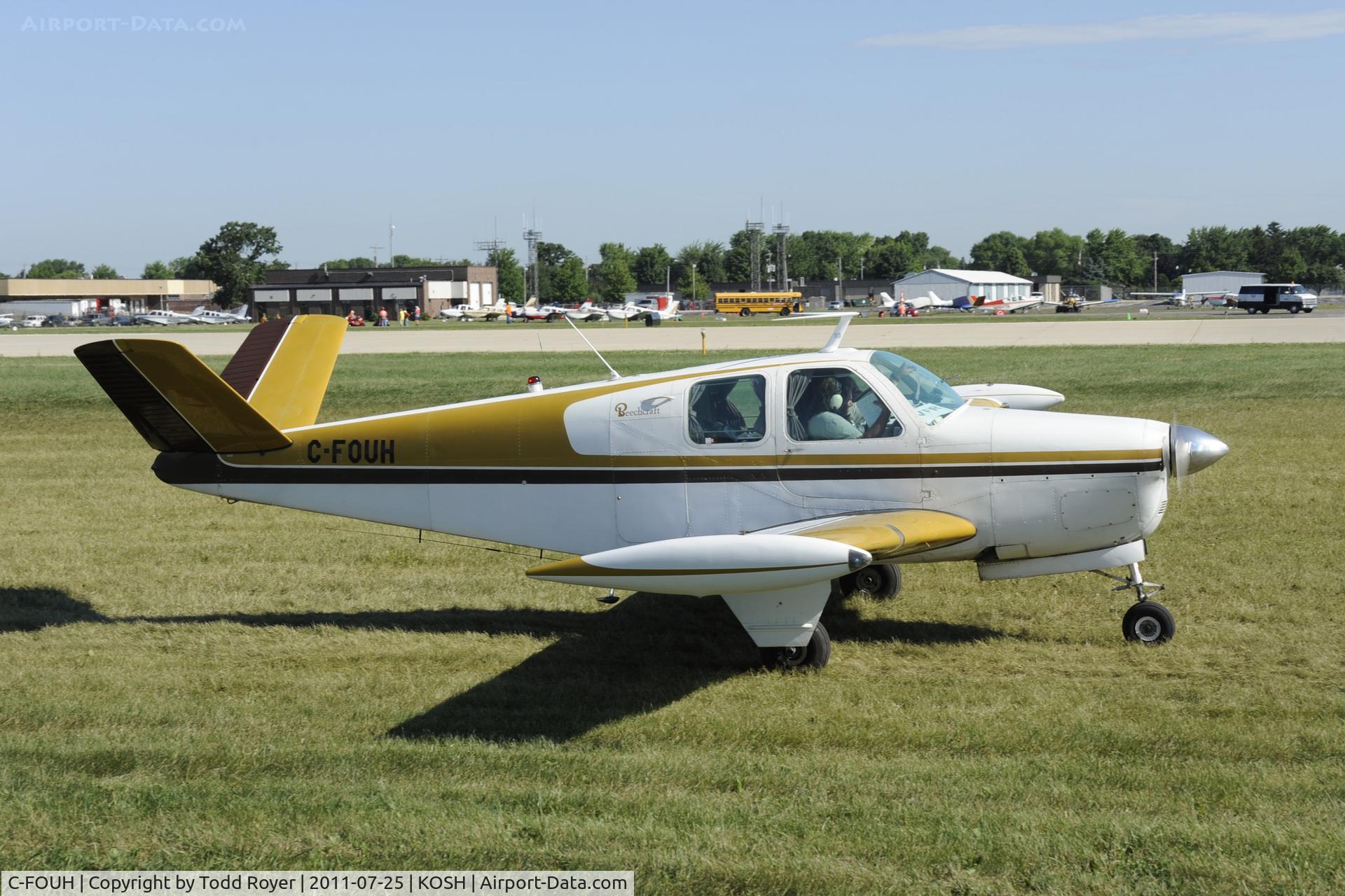 C-FOUH, 1950 Beech B35 C/N D-2649, AIRVENTURE 2011