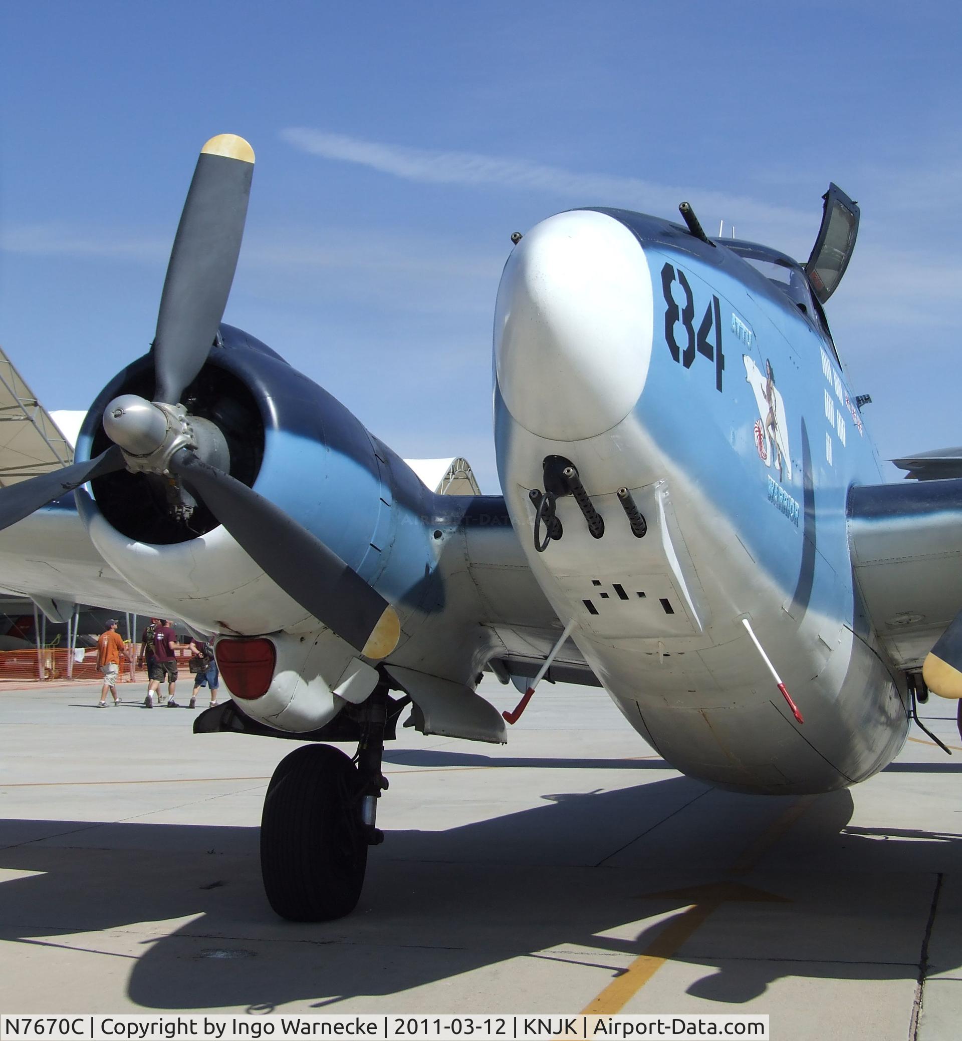 N7670C, 1945 Lockheed PV-2 Harpoon C/N 15-1438, Lockheed PV-2 Harpoon at the 2011 airshow at El Centro NAS, CA