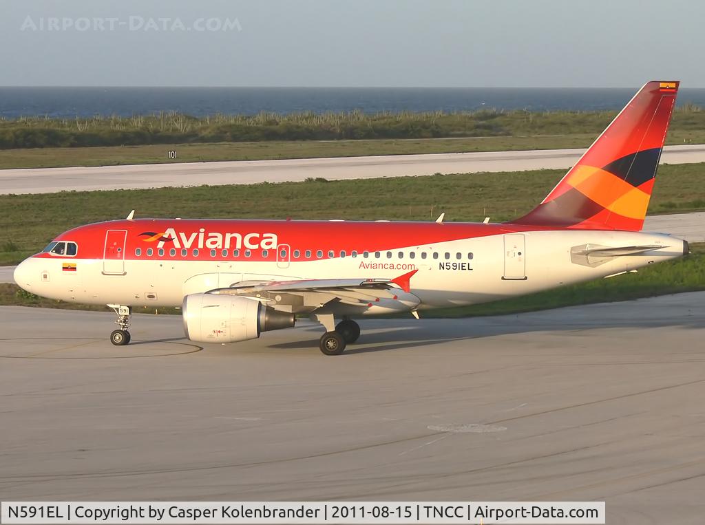 N591EL, 2004 Airbus A318-111 C/N 2333, Avianca Colombia