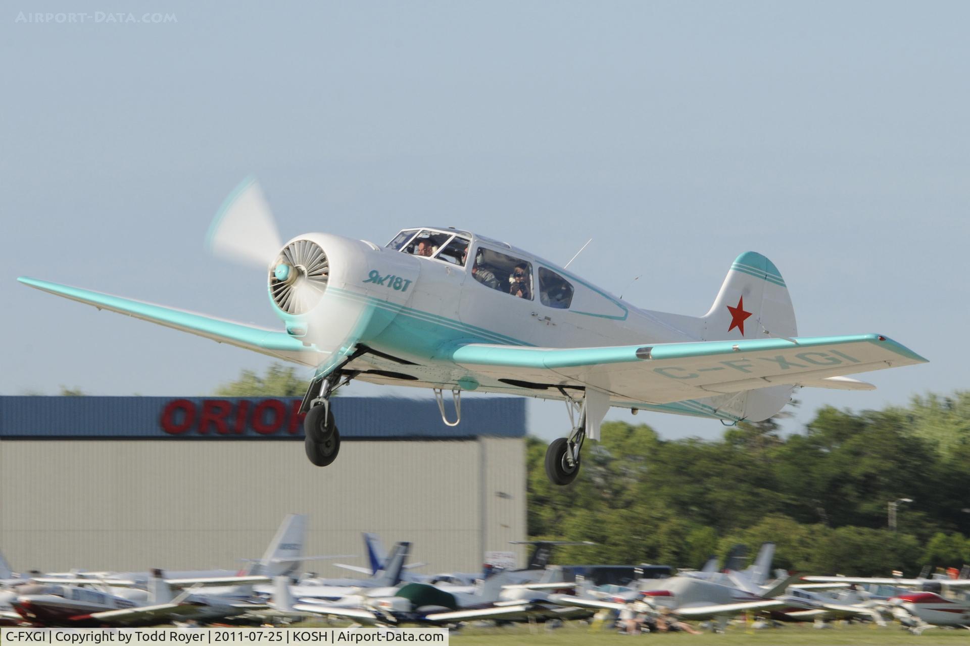 C-FXGI, 1980 Yakovlev Yak-18T C/N 22202034100, AIRVENTURE 2011