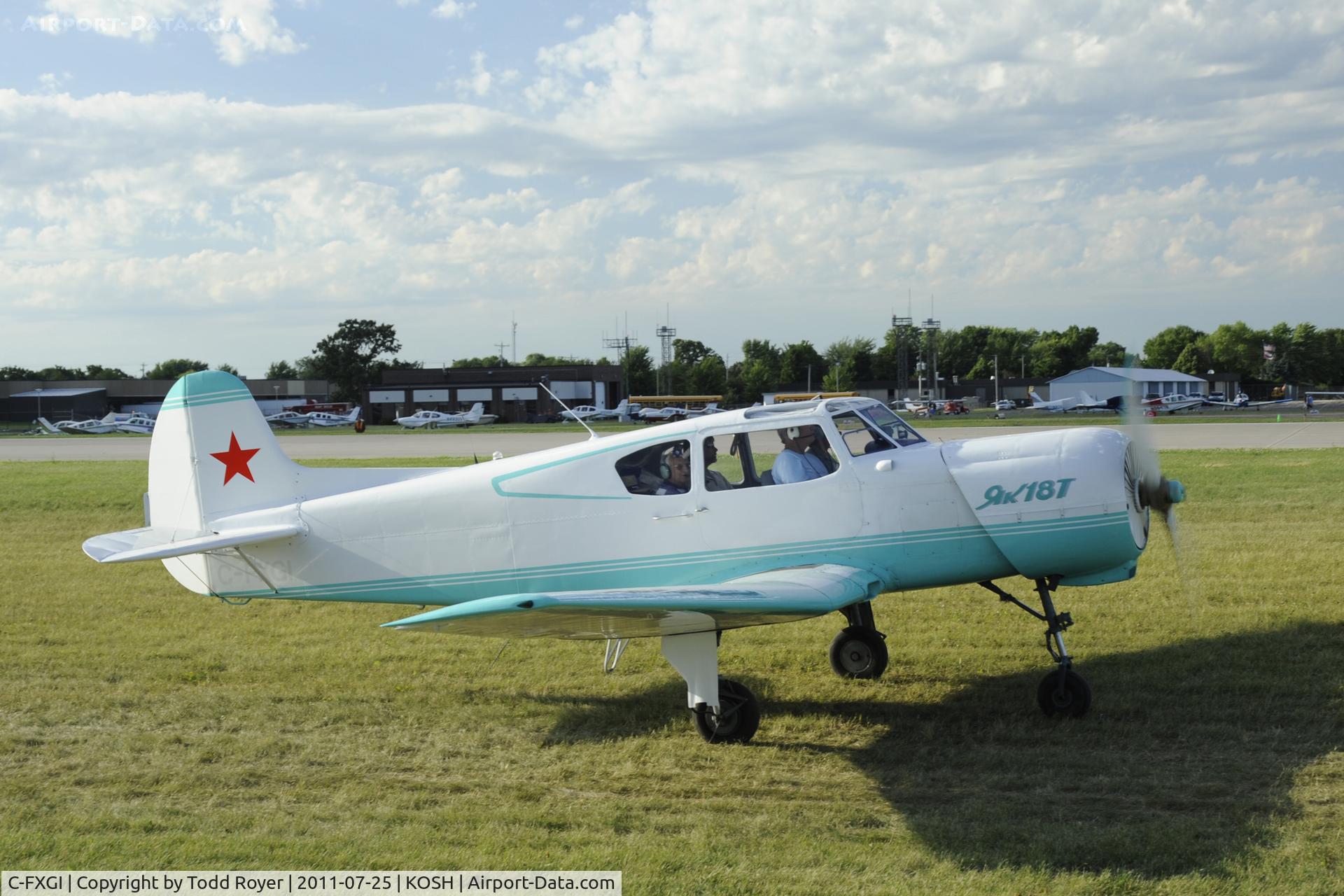 C-FXGI, 1980 Yakovlev Yak-18T C/N 22202034100, AIRVENTURE 2011