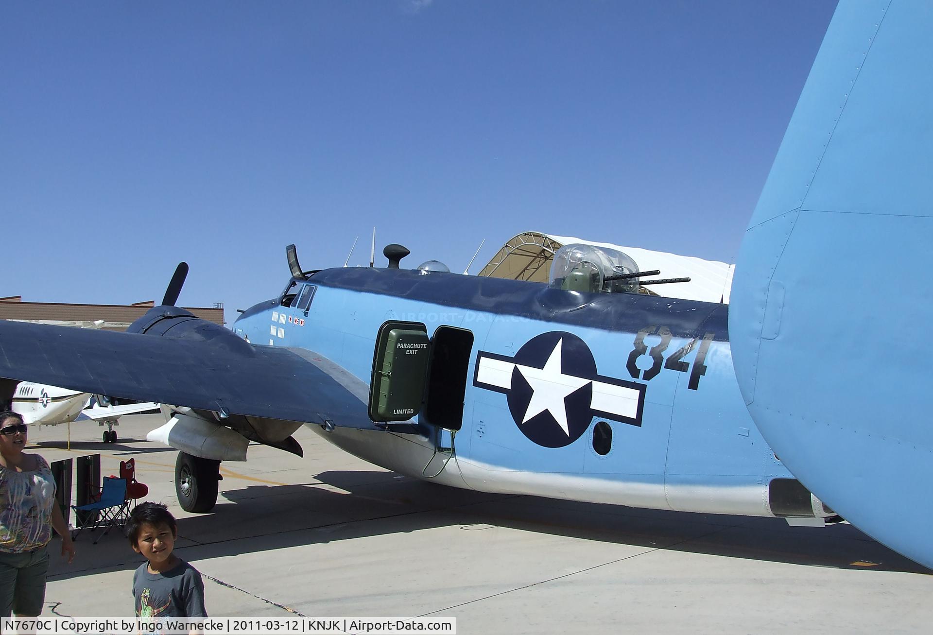 N7670C, 1945 Lockheed PV-2 Harpoon C/N 15-1438, Lockheed PV-2 Harpoon at the 2011 airshow at El Centro NAS, CA