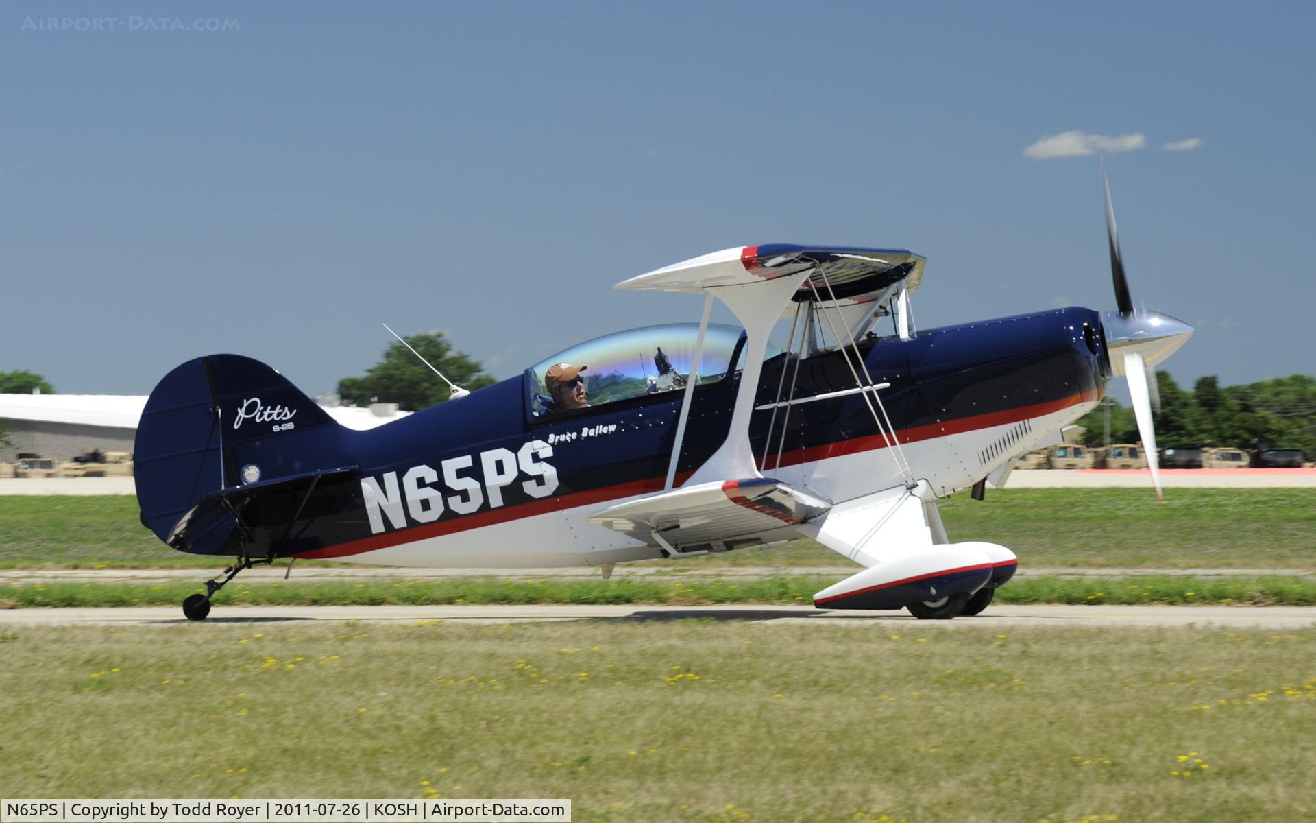 N65PS, 1993 Aviat Pitts S-2B Special C/N 5275, AIRVENTURE 2011