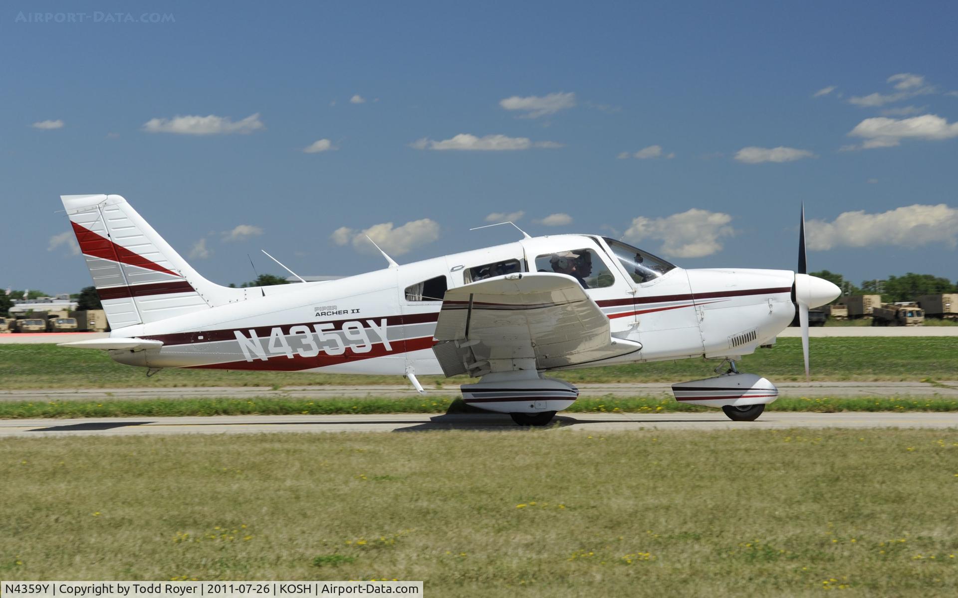 N4359Y, 1984 Piper PA-28-181 Cherokee Archer C/N 28-8490073, AIRVENTURE 2011