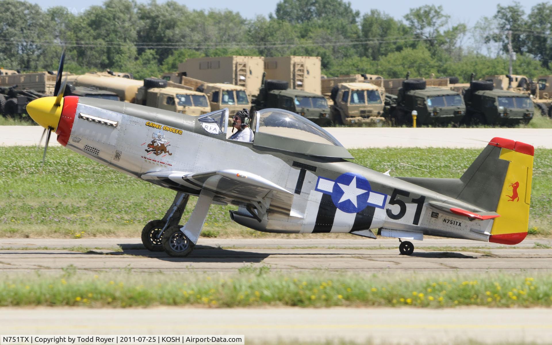 N751TX, Titan T-51 Mustang C/N 0007, AIRVENTURE 2011