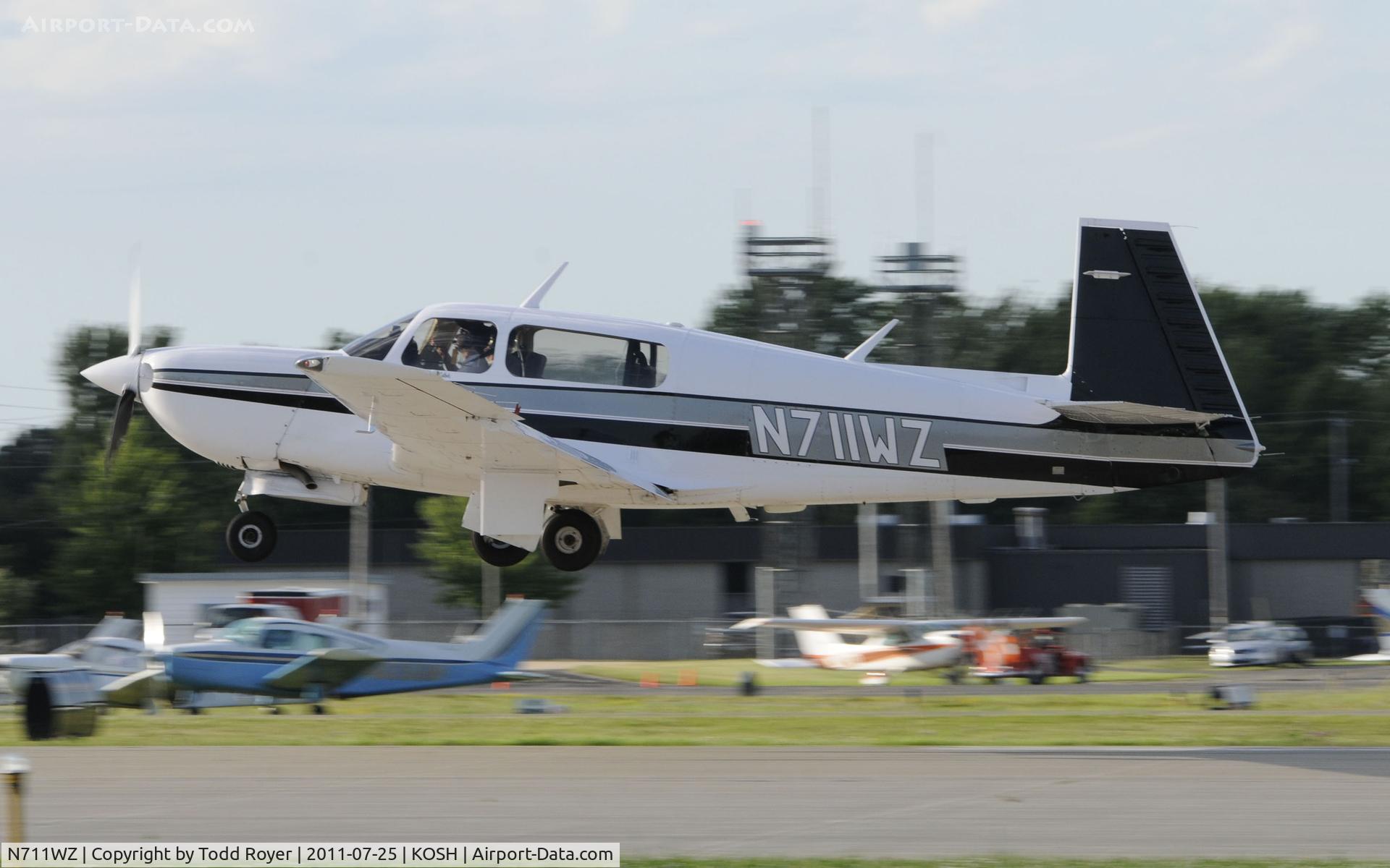N711WZ, 1990 Mooney M20M Bravo C/N 27-0042, AIRVENTURE 2011